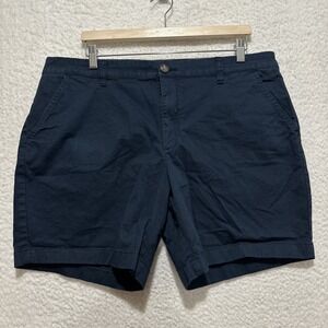 Chubbies Men's Armadas Chino Shorts 38 Navy Blue Twill Stretch 7"